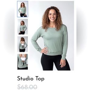 Savvi Studio Top Light Green Large